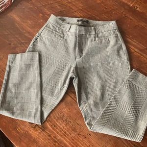 Plaid cropped Sloan pant